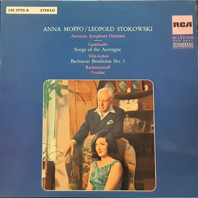 Canteloube / Villa-Lobos / Rachmaninoff  LP