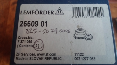 Lemförder 2660901 puslat 2kpl Ford, Mazda 121 takapään helat