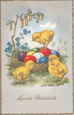 Postikortti, PÄÄSIÄISKORTTI, vanha