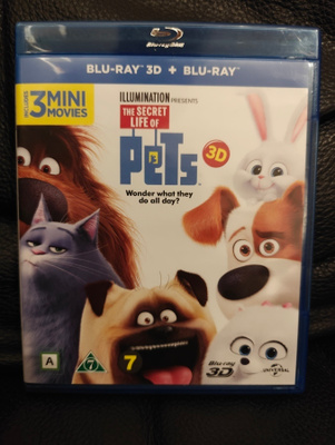 Lemmikkien Salainen Elämä (2016) 3D Blu-ray+Blu-ray