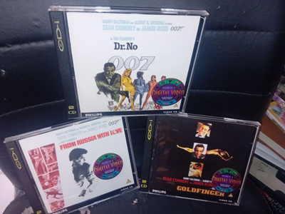 3 kpl CD-I VIDEO CD JAMES BOND PHILIPS KOKOELMA