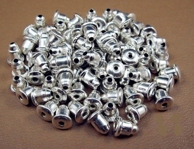 858 .. 925 Sterling Silver Korvakorujen Nastat ( a 10 kpl )
