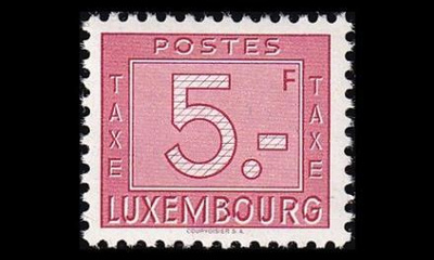 Luxemburg P-34 ** Porto 5 Fr (1946)
