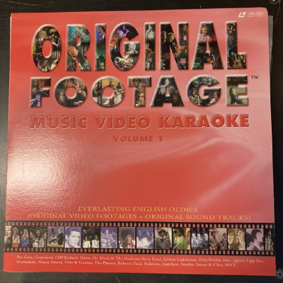 Original Footage - Music Video Karaoke Volume 1 LaserDisc