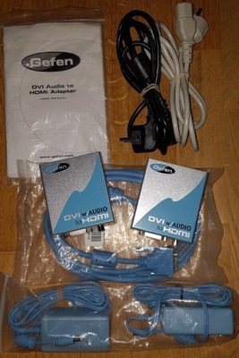 Gefen DVI Audio To Hdmi Adapter 2 kpl. (uudet)