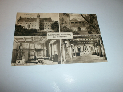 Wittenberg, Das Lutherhaus, vanha nelikuvapk, ei p.