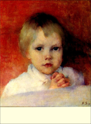Helene Schjerfbeck, Rukoileva tyttö
