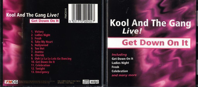 KOOL AND THE GANG . CD-LEVY . GET DOWN ON IT . LIVE