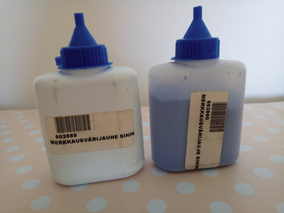 Sininen Merkkausvärijauhe 2prk