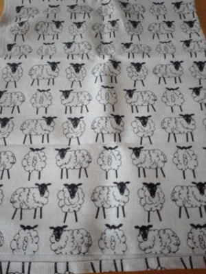 Pellava pyyhe lammas kuviot 63*150cm