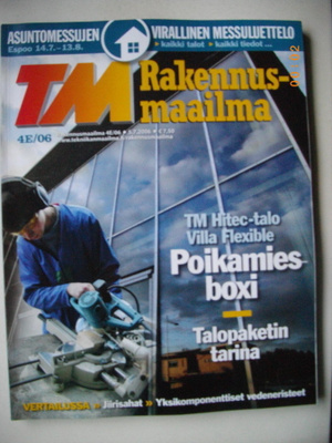 Tekniikan Maailma - rakennusmaailma Nro 4E/2006 (13.7)