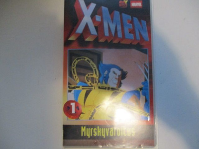 VHS X-MEN 1 MYRSKYVAROITUS