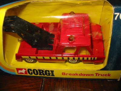 Corgi 70-luku Breakdown Truck mint boksissa