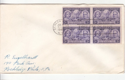 USA FDC 1948  nelilöllä