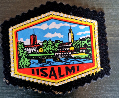 Iisalmi vintage kangasmerkki
