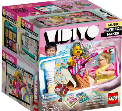 [ LEGO ] 43102 Vidiyo BeatBox Candy Mermaid Beat (UUSI 2021)