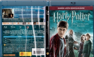 HARRY POTTER JA PUOLIVERINEN PRINSSI (BLU-RAY)KAHDE LEVYN ER