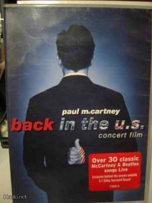 PAUL McCARTNEY - BACK IN THE U.S. DVD