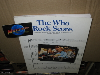 WHO - ROCK SCORE NUOTTIKIRJA