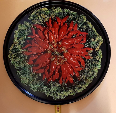 Rapu tarjotin hieno 49cm