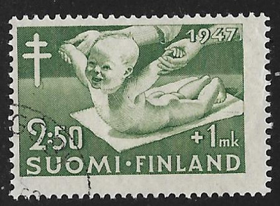 Tuberkuloosi 1947 2,50+1mk (LAPE 336) O