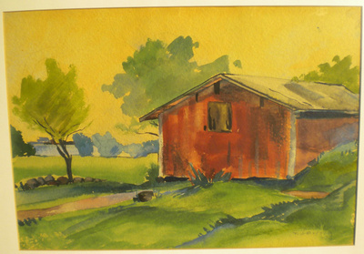 Taulu / akvarelli YRJÖ LEHTIÖ 1931(?)