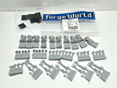 WHFB - 10kpl Chaos Dwarf Infernal Guard with Fireglaives