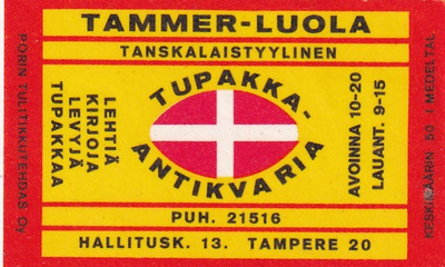 Tampere, Tammer - Luola  5/10