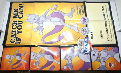 Pokemon 2004 Mewtwo League Promo juliste (61cm x 91cm)