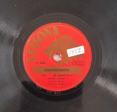 Savikiekko 1951 Maire Ojonen /Harmony Sisters Leijona T 5045