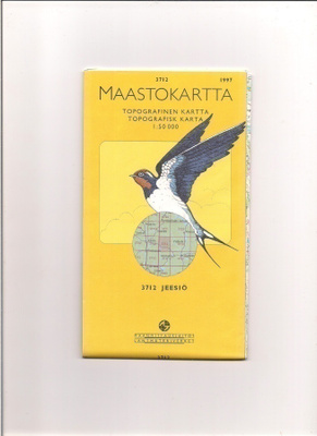 Maastokartta 1:50 000 Jeesiö