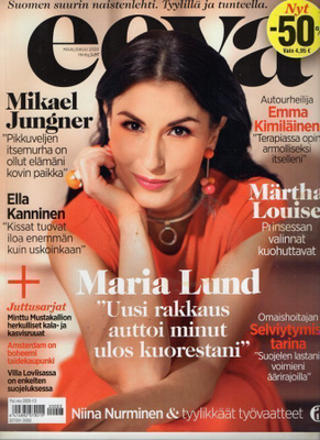 Eeva n:o 3 2020 Maria. Emma. Mikael. Niina Nurminen.