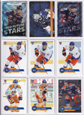 Tappara -pelaajien kortteja 36 kpl (sis. 3 erikoiskorttia)