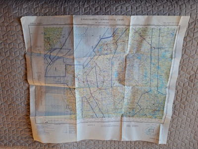 VAASA ILMAILUKARTTA 1990