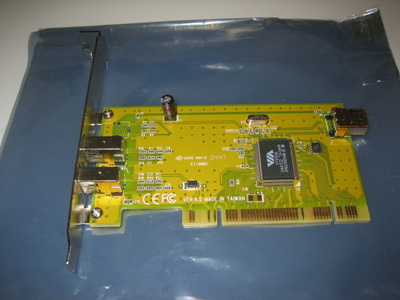 Firewire- kortti (PCI)