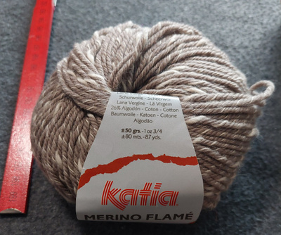 Katia merino flamé 102 ruskea tai 109 vihreä