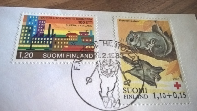 Kuori Finlandia hiihto 10 vuotta 1983 erikoisleimalla