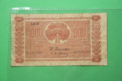 10 Markkaa 1945