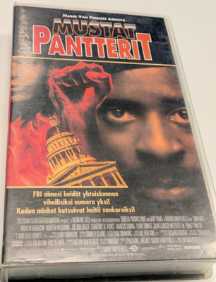 Mustat Pantterit (VHS) "Panther" Mario Van Peebles