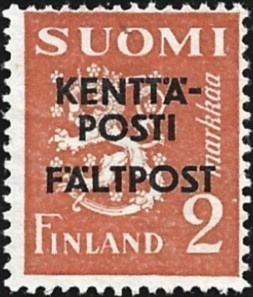 1943 KP 2 mk lisäp. kenttätyyppi 2 leimattu  LaPe KP 4 kt 2