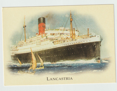 LANCASTRIA, Cunard Ocean Liners  No 148 (R)