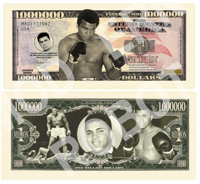 UUSI CASSIUS CLAY SETELI * DOLLARI - ILMAINEN TOIMITUS