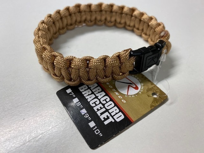 Paracord ranneke kulta 9"