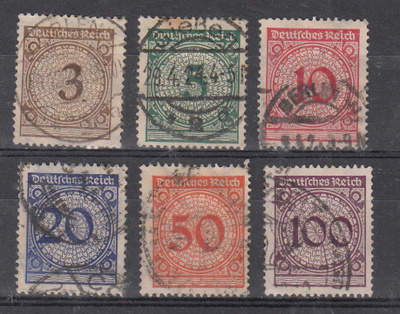 REICH 1923 Numerot