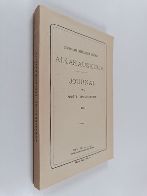 Suomalais-ugrilaisen seuran aikakausikirja 53