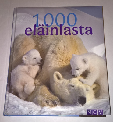 1000 ELÄINLASTA 382 SIVUINEN KUVA JA TIETOKIRJA ELÄIMISTÄ