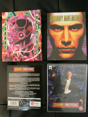 Johnny Mnemonic  Limited Edition Blu-ray 101 Films OOP