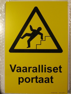 Kilpi • Vaaralliset portaat