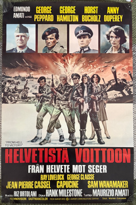 ELOKUVAJULISTE HELVETISTÄ VOITTOON / FROM HELL TO VICTORY