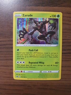 Pokemon Zarude 019/198 Holo Rare